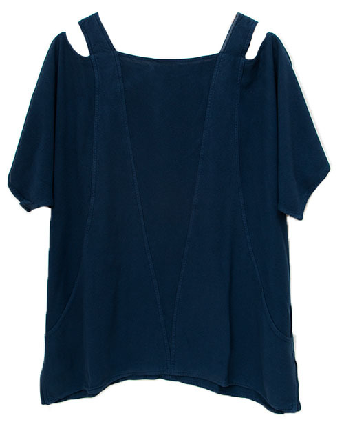 Tienda Ho Jodi Top in Navy Blue Tienda Ho Jodi Top in Navy Blue
