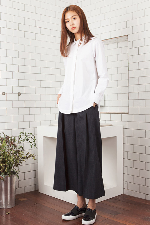 LOOKAST Striped Wide Leg Pants LOOKAST Striped Wide Leg Pants