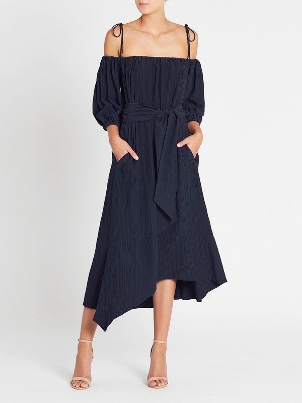 C & M Camilla And Marc Preston Dress - NAVY | Garmentory