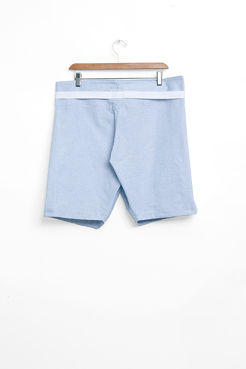 The Sleep Shirt Fisherman's Short Blue Oxford Stripe The Sleep Shirt Fisherman's Short Blue Oxford Stripe