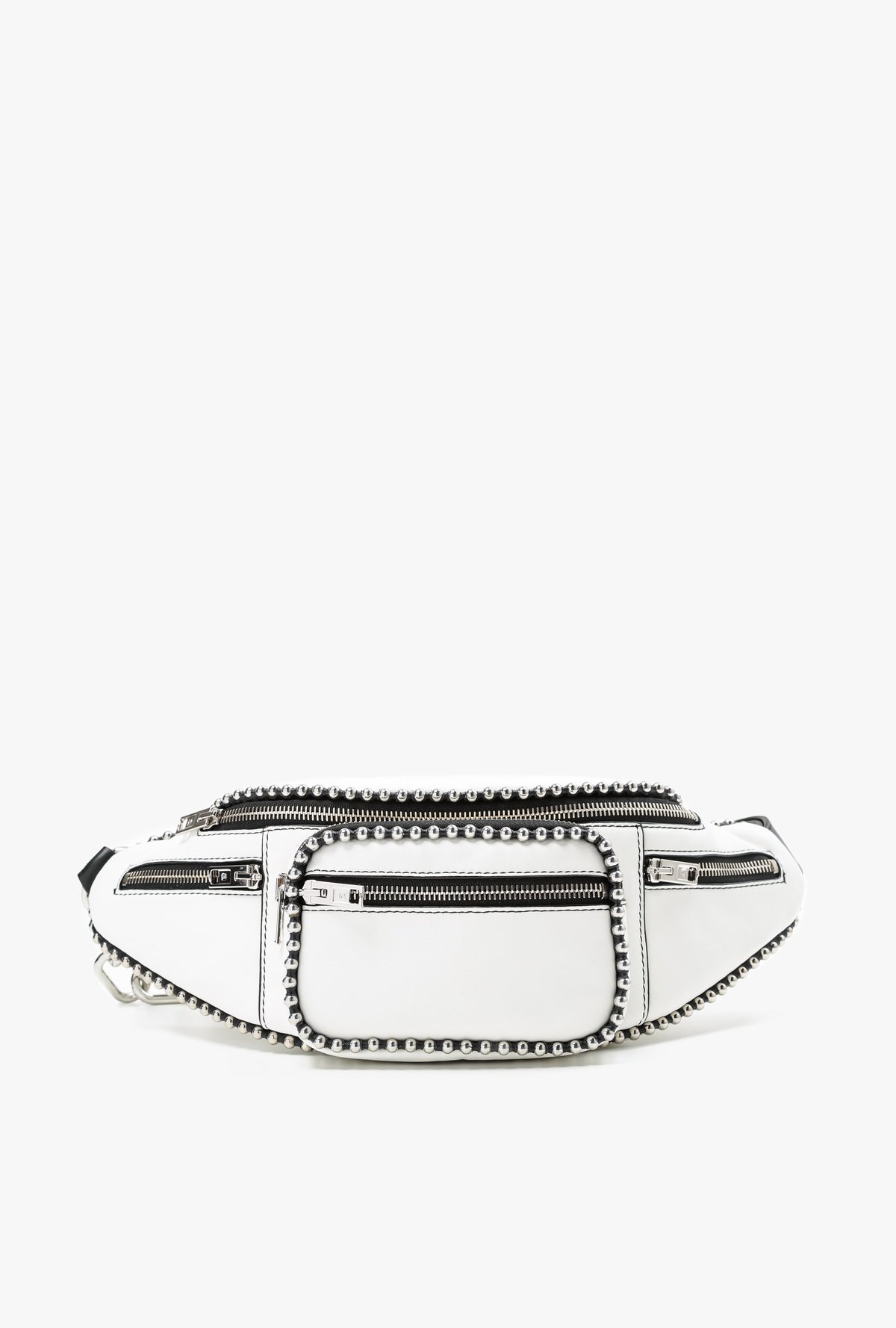 ball chain attica mini backpack ALEXANDER WANG Attica Ballchain Fanny Pack - White