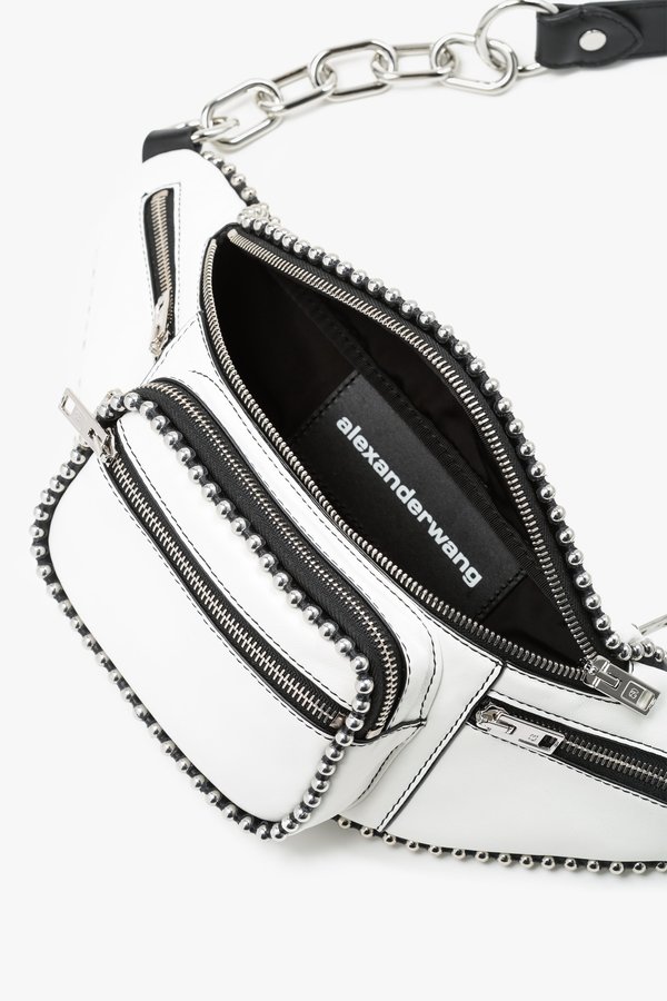 ball chain attica mini backpack Alexander Wang Black Mini Attica Soft Backpack XBody Bag Alexander Wang