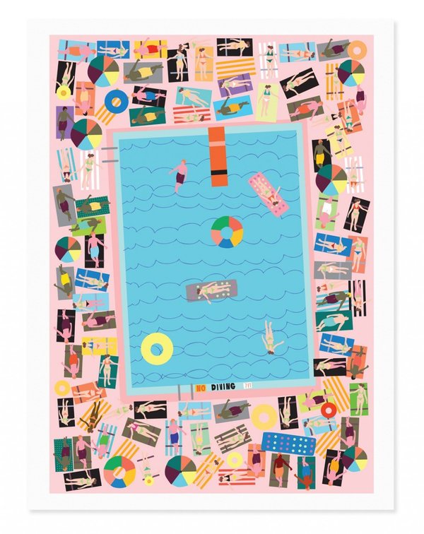 Rude Pool Art Print Rude Pool Art Print