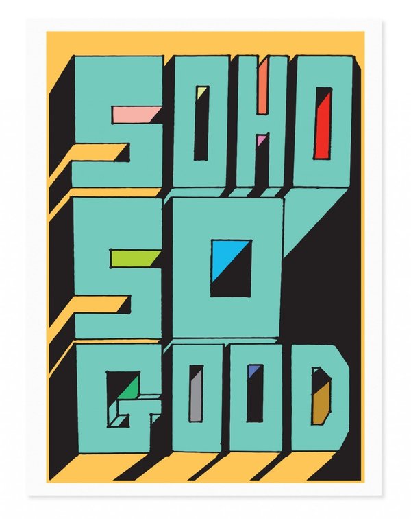 Rude Soho Art Print Rude Soho Art Print