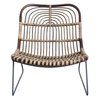 House Doctor Kawa lounge chair - brown - Thumbnail 2