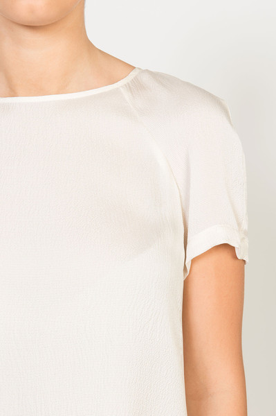 Rebecca Taylor Hammered Silk Pleat Top Rebecca Taylor Hammered Silk Pleat Top