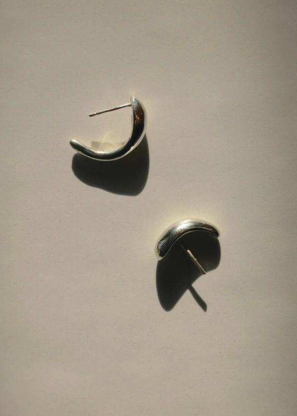 Hernán Herdez Vuelta Earrings - Silver | Garmentory