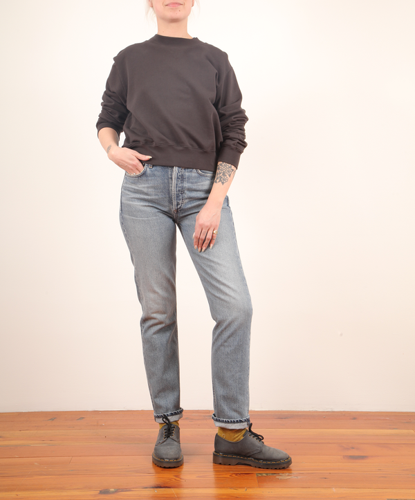 Cotton Citizen Milan Crewneck Sweatshirt - SLATE Cotton Citizen Milan Crewneck Sweatshirt - SLATE