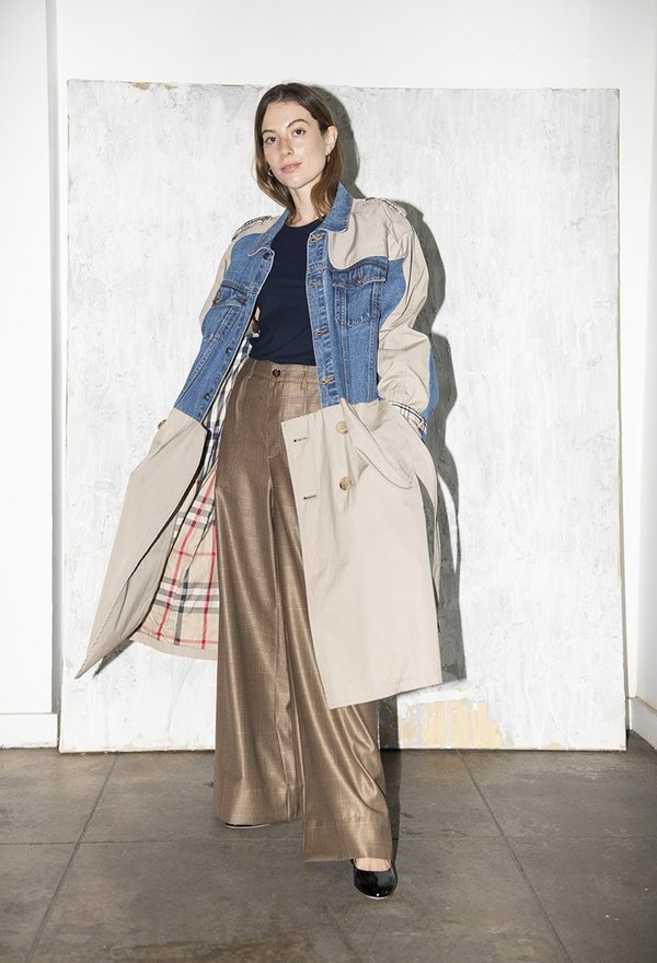 dry clean only Buci Trench Jean Applique dry clean only Buci Trench Jean Applique