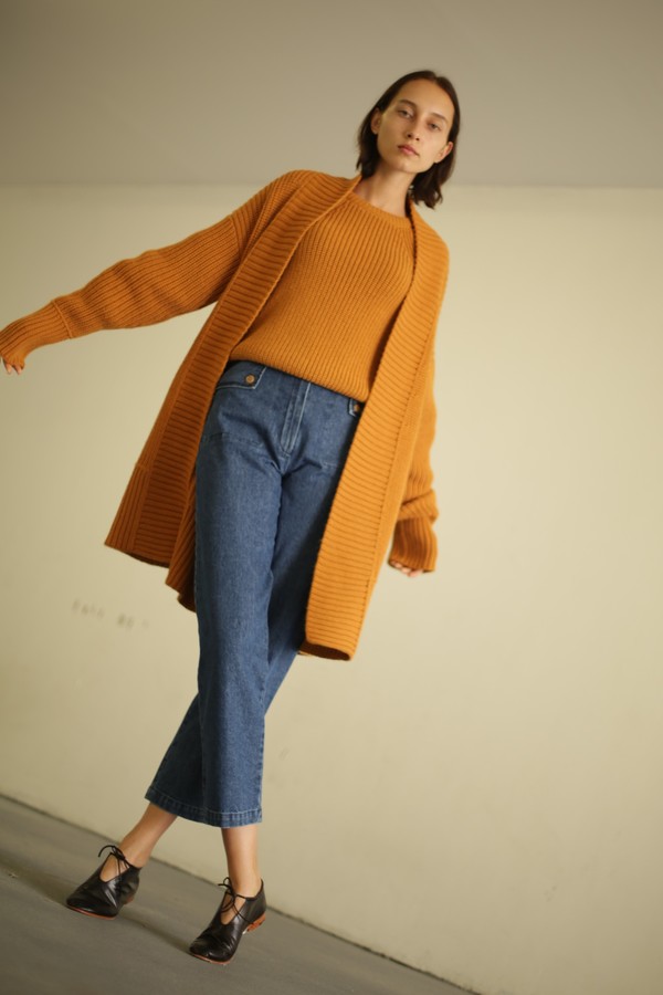 Mara Hoffman Nia Sweater - Mustard Mara Hoffman Nia Sweater - Mustard