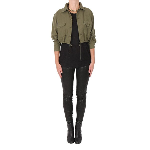 NLST Crop Army Jacket Garmentory