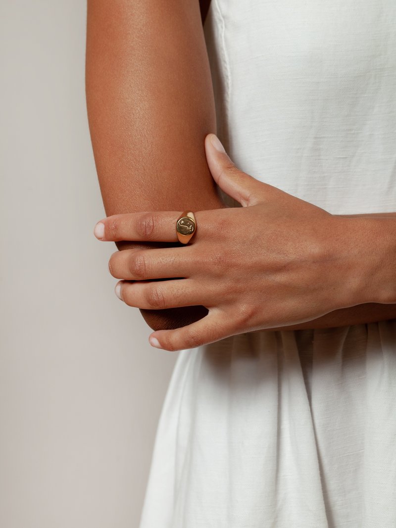 Wolf Circus Matisse Signet Ring 14k GOLD Garmentory