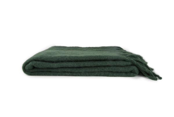 Hawkins New York Mohair Throw - PINE