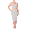 T By Alexander Wang Ribbed Midi Pencil Skirt - Thumbnail 1