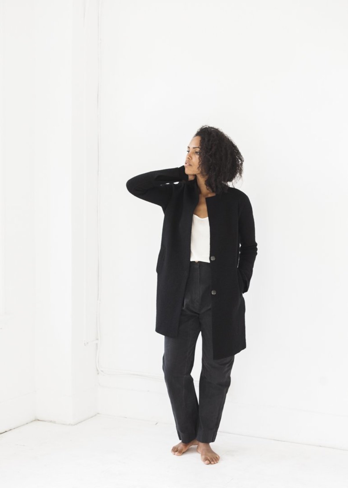 Line Knitwear Gilles - Caviar - Image 1 of 4