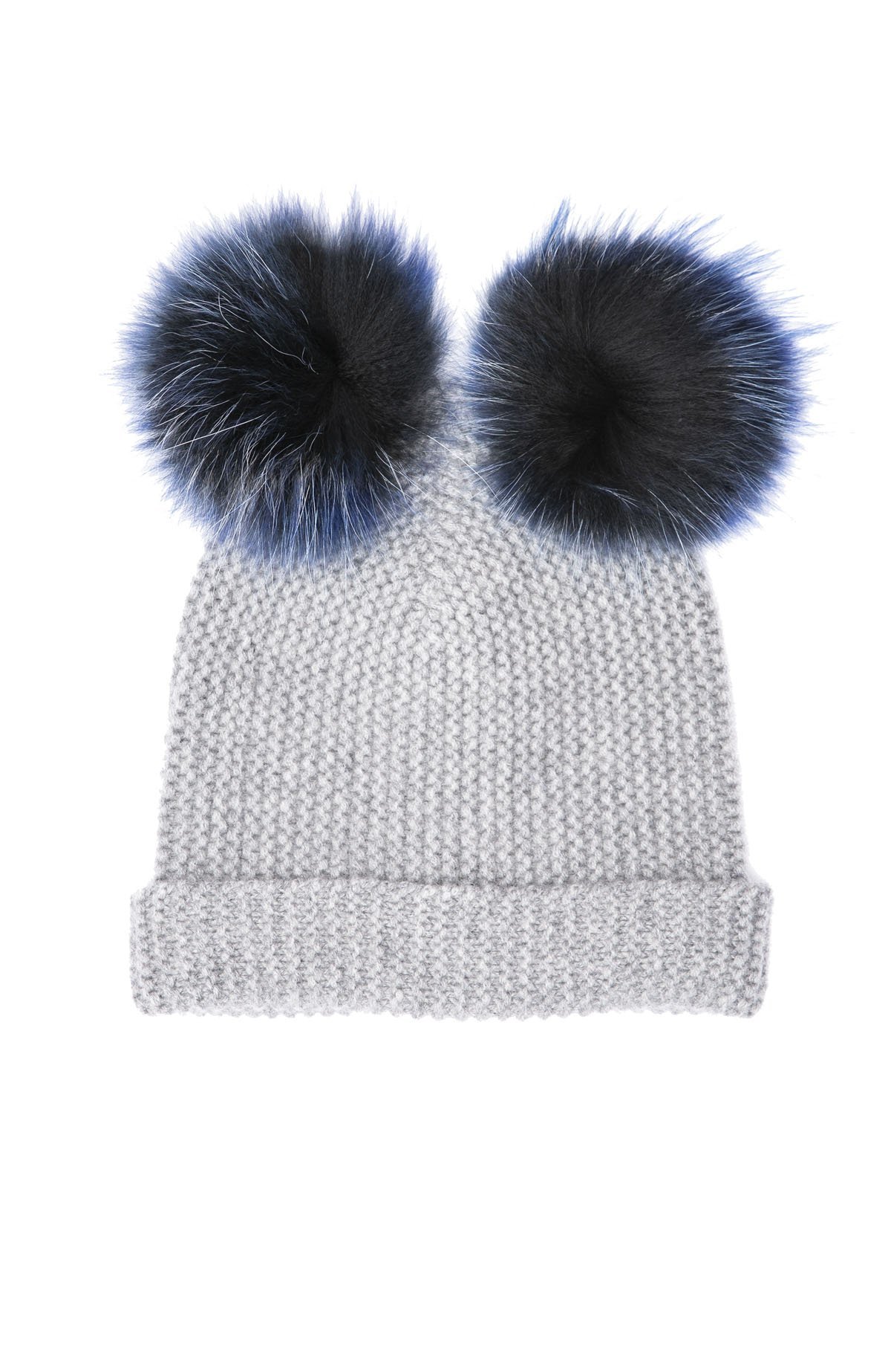 Autumn Cashmere Cashmere Double Pom Pom Beanie | Garmentory display picture 1