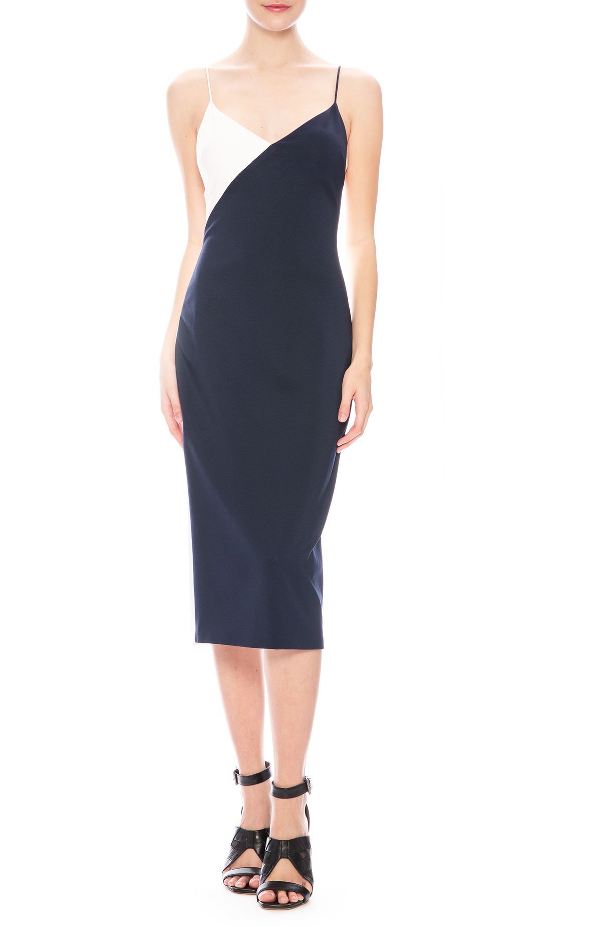cushnie blue dress Cushnie Et Ochs Blue Silk Draped Mini Dress Size 6 US