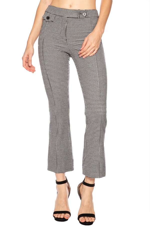 derek lam 10 crosby cropped flare trousers