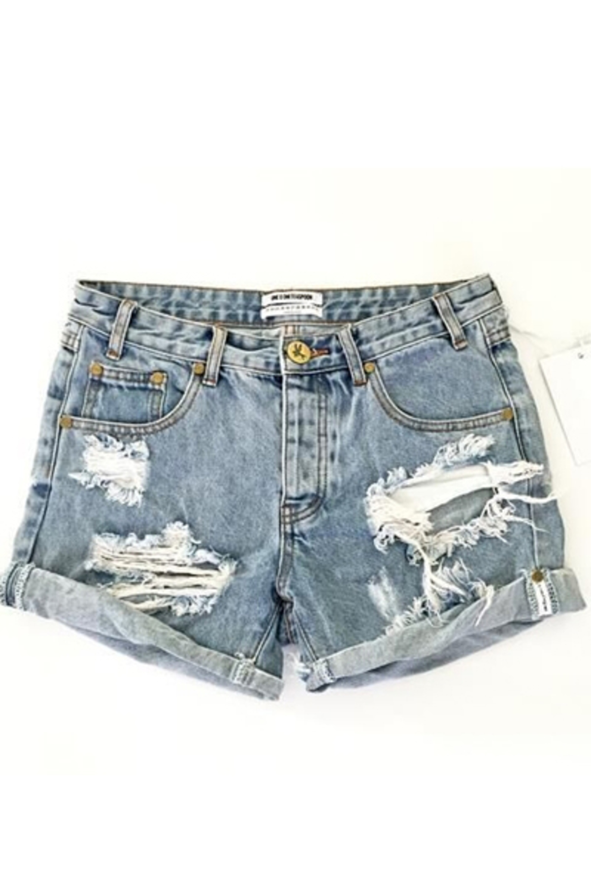 ONE TEASPOON Charger Shorts | Whiskey - Image 1 of 3