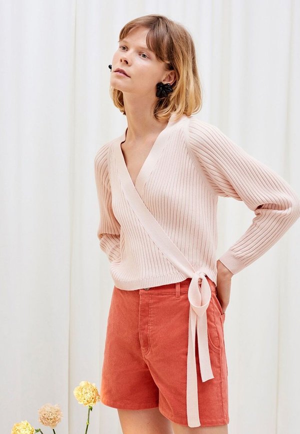 Kowtow Composure Cardigan Light Pink on Garmentory