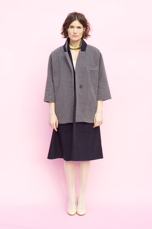 Sunja Link Wool Boxy Blazer Sunja Link Wool Boxy Blazer