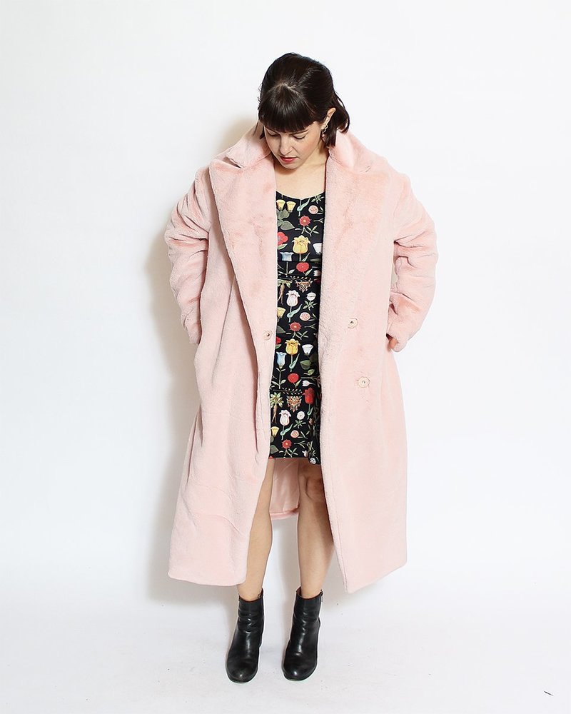 Rachel Antonoff Prudence Coat Powder Pink Garmentory