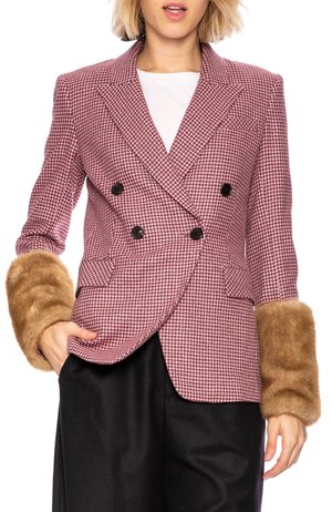 veronica beard pink jacket