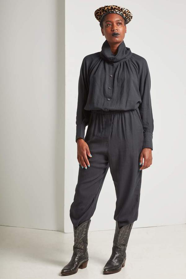 Black Crane Gathered Jumpsuits Black Crane Gathered Jumpsuits