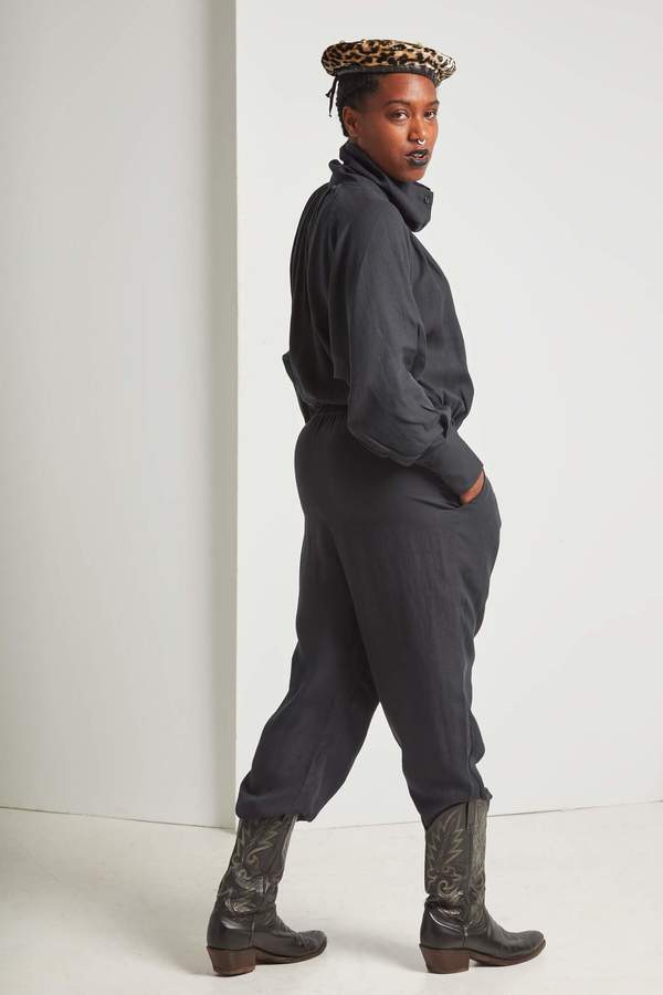 Black Crane Gathered Jumpsuits Black Crane Gathered Jumpsuits