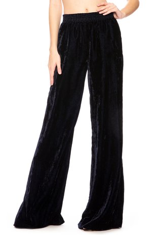 Nili Lotan Harlow Velvet Pants - Dark 