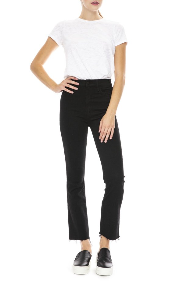 Mother Denim Hustler Ankle Fray Jeans - Not Guilty Mother Denim Hustler Ankle Fray Jeans - Not Guilty