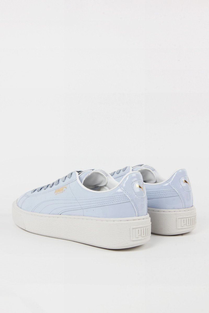 Puma Basket Platform Patent halogen blue Garmentory