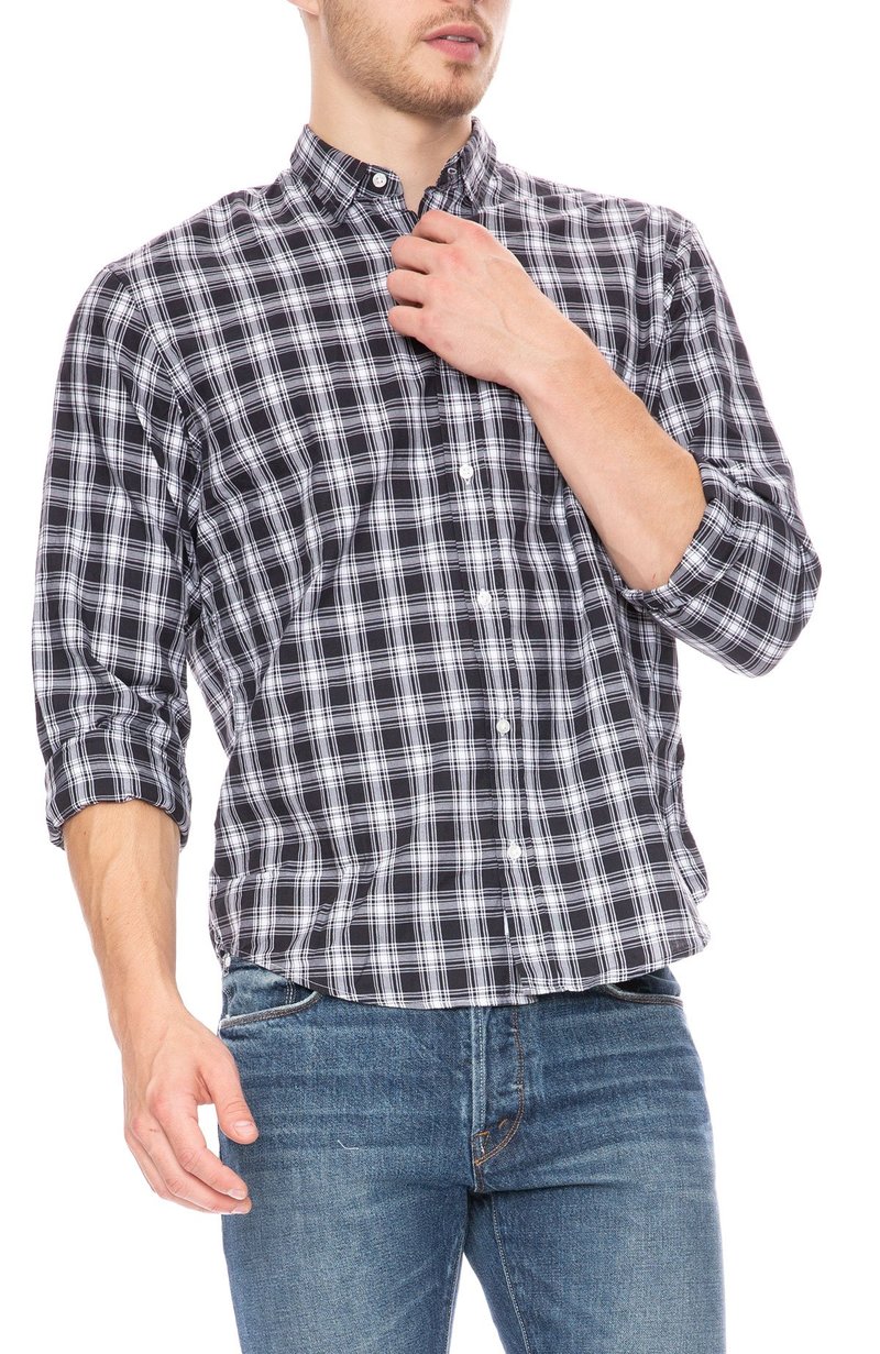 Frank & Eileen Luke Cotton Flannel Shirt - Plaid | Garmentory