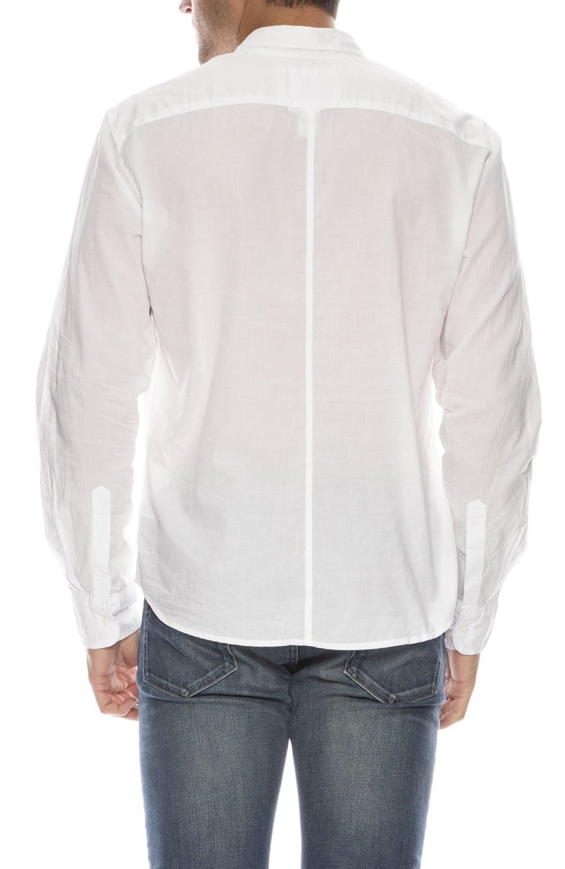 Frank & Eileen Luke Light Poplin Shirt - WHITE | Garmentory