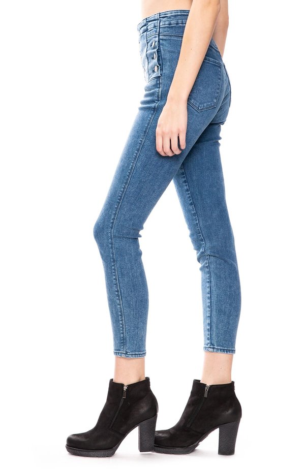 J Brand Natasha Sky-High Cropped Skinny 