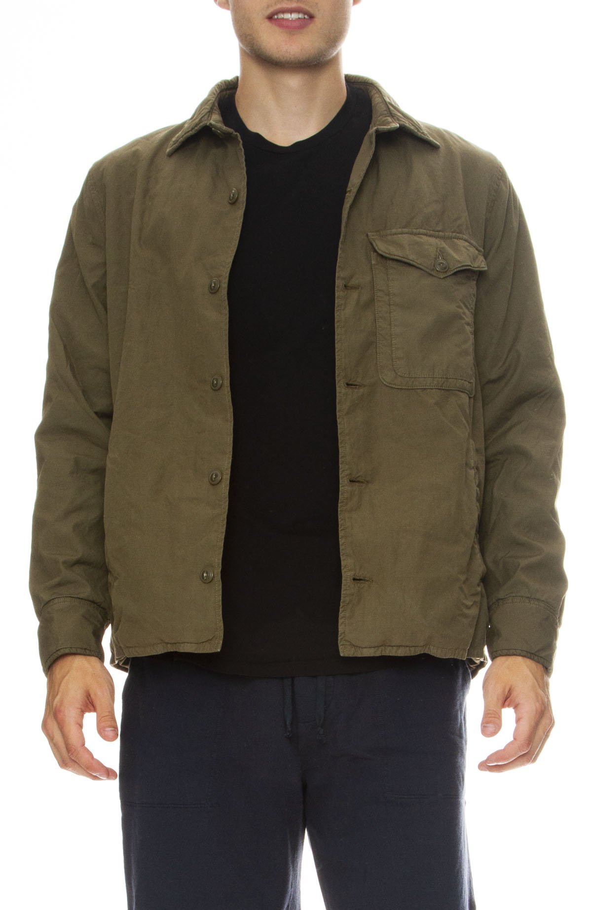 save khaki shirt jacket