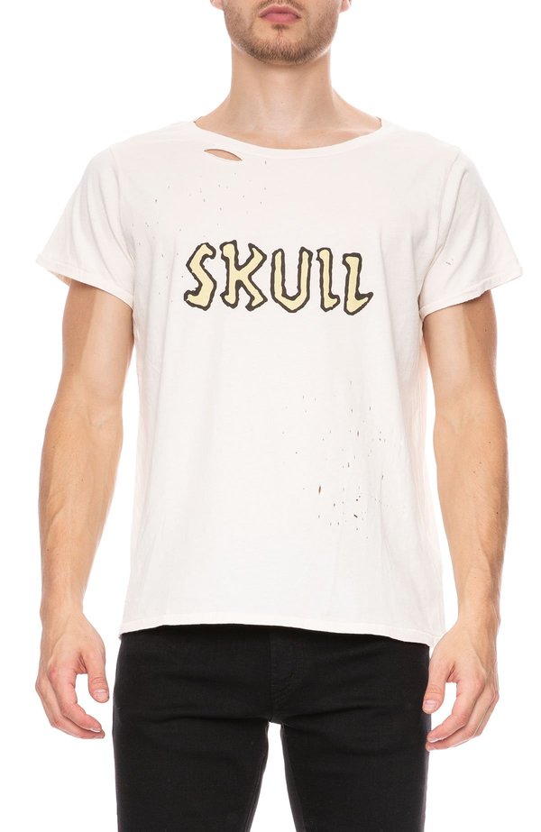 【GARCONS INFIDELES】 L/S TEE Garcons Infideles Skull T-Shirt - Off White | Garmentory
