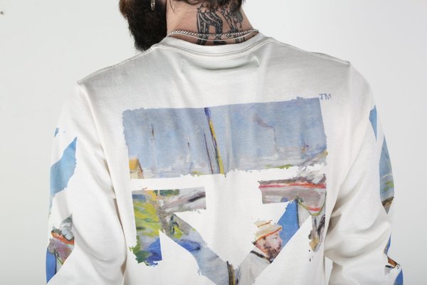 Off-White c/o Virgil Abloh Diagonal Colored Arrows LS - White