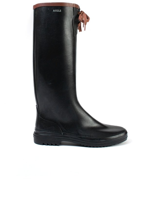 Aigle Miss Marion Boots Noir Ambre Garmentory