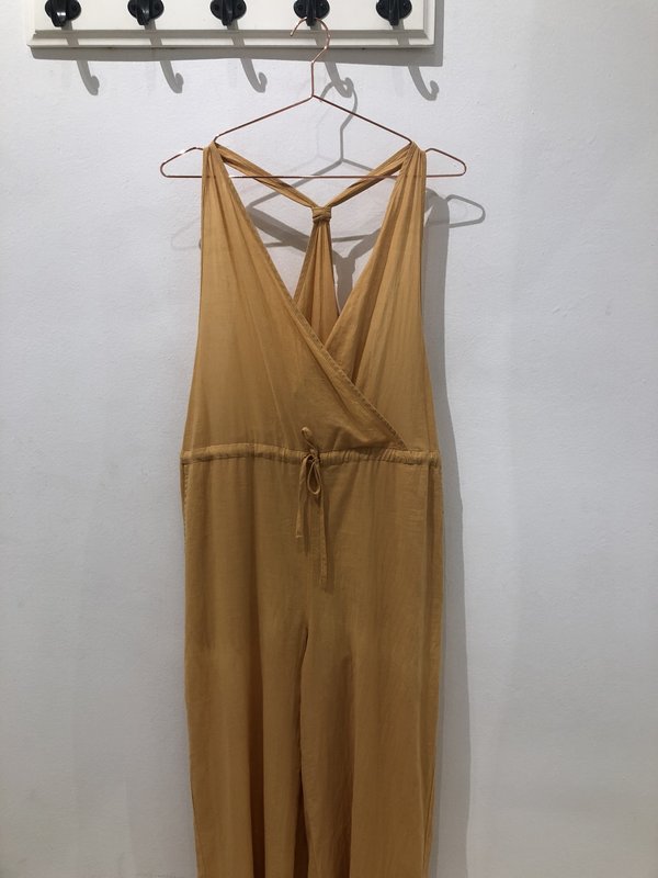 Tie Shoulder Jumpsuit by SALUA