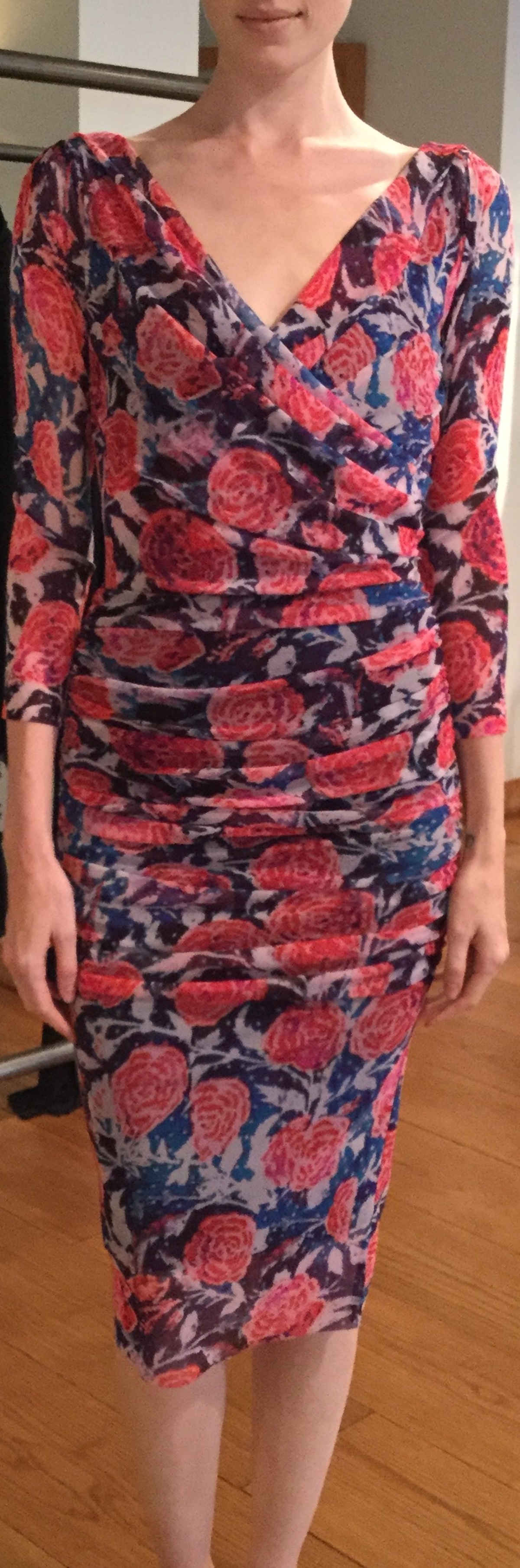 white christmas dresses Abito Lungo Long Sleeve Dress – shoprodeodrive main image 1