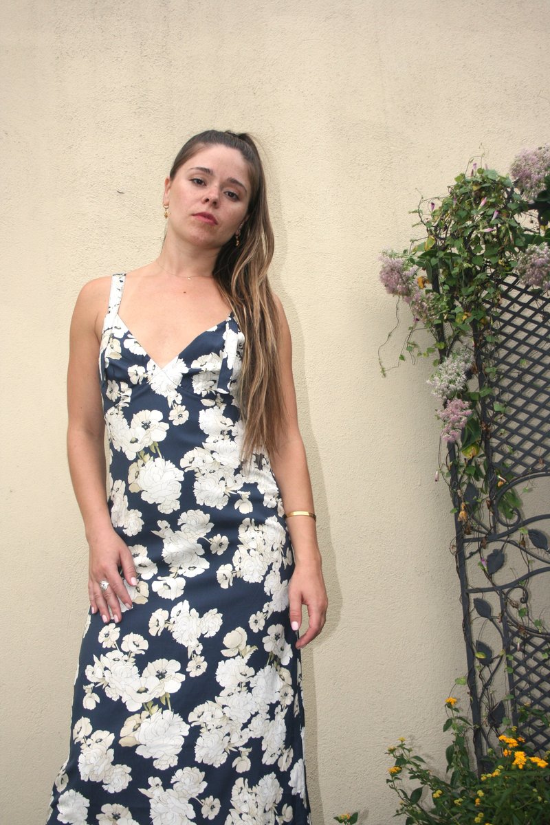 SIR the Label Bellagio Midi Slip Dress Floral Print