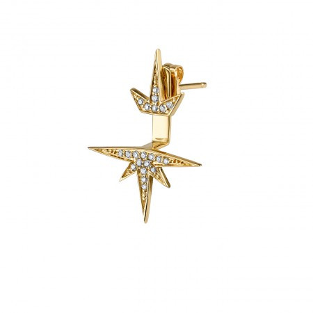 SYDNEY EVAN PAVE STARBURST EARRING JACKET SYDNEY EVAN PAVE STARBURST EARRING JACKET