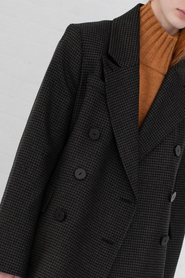 STUDIO NICHOLSON MARKER DOGTOOTH WOOL