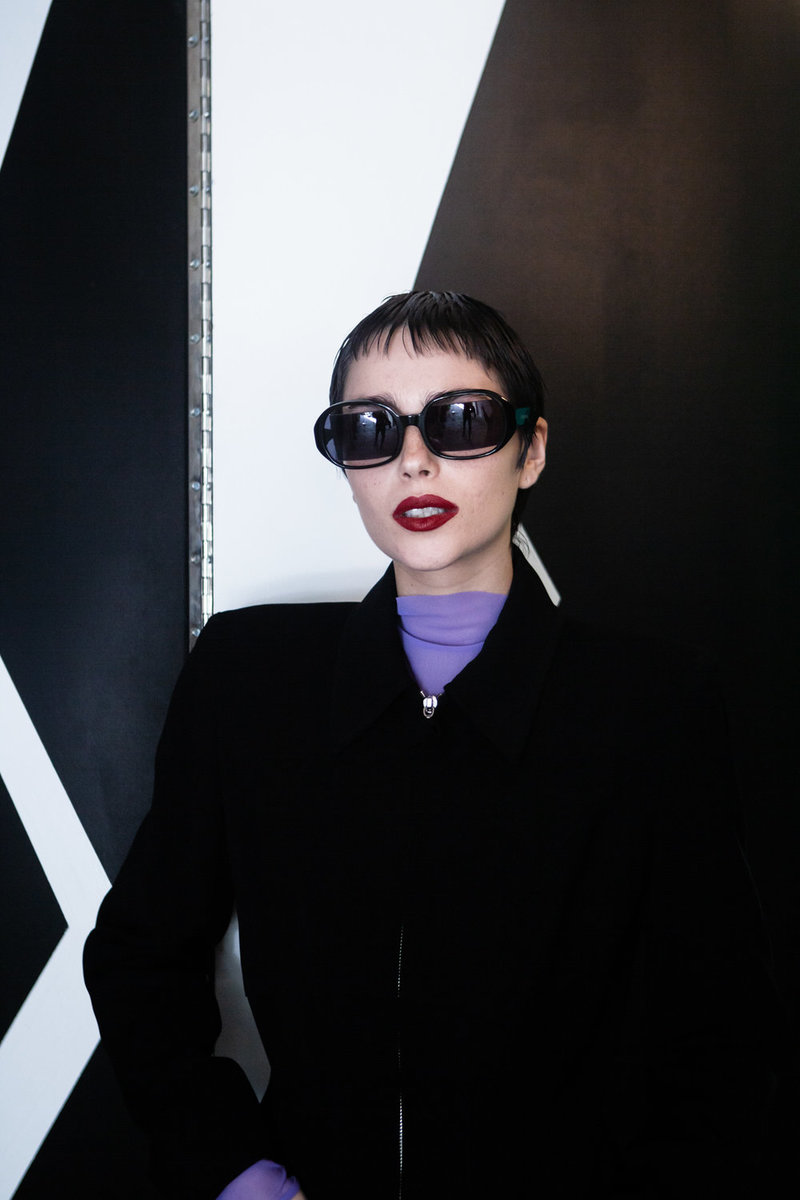 Vintage CHANEL ARCHIVE CUT-OUT SUNGLASSES - BLACK | Garmentory