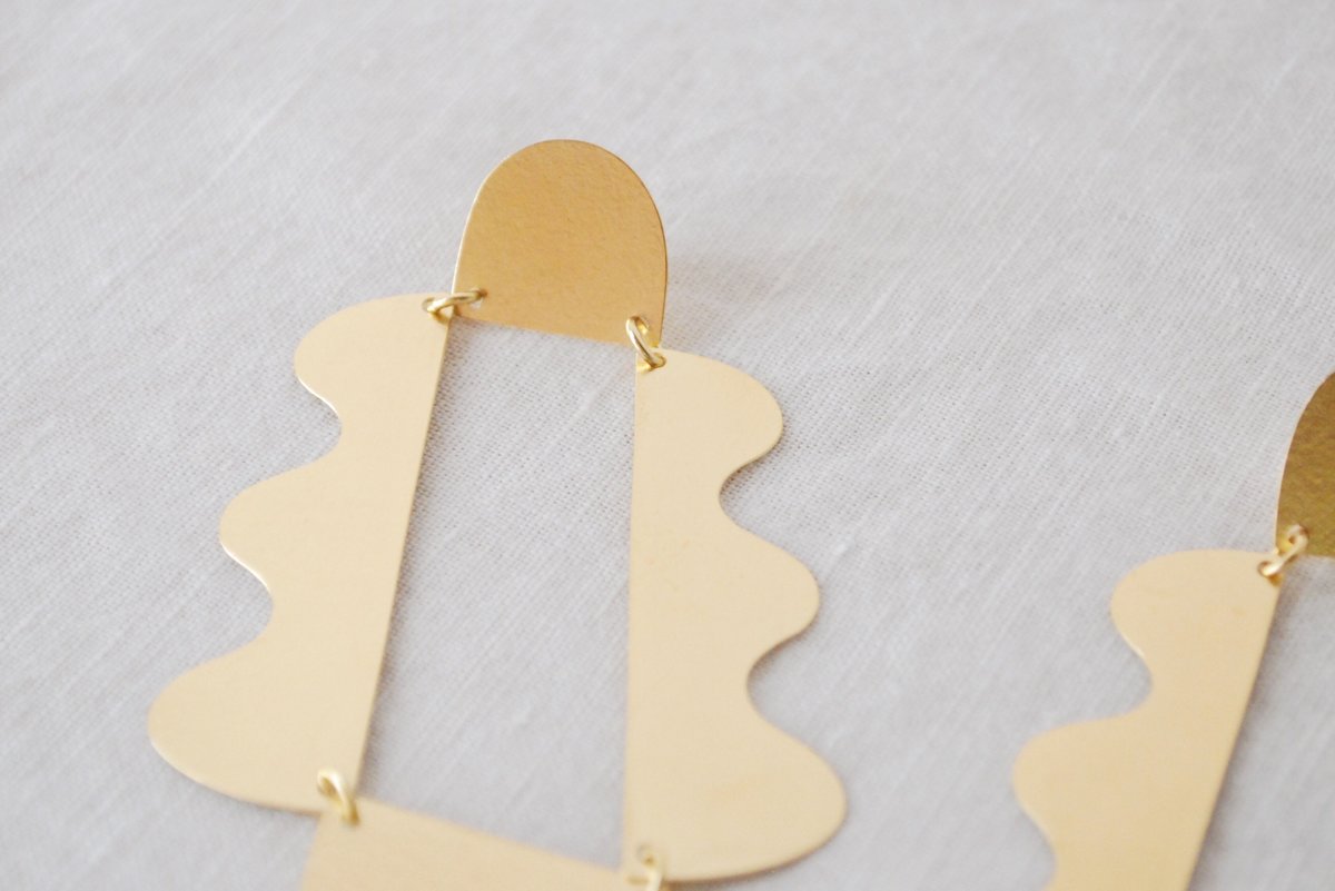 Annie Costello Brown Matisse Earrings - Image 3 of 3