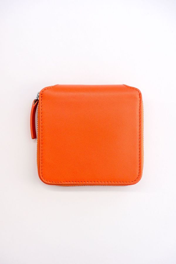 In Search Of Baggu Square Leather Wallet BAGGU SQUARE WALLET - BLACK | Garmentory main image 2
