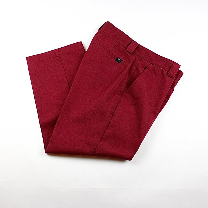 Stussy Big Boi Pant - Burgundy | Garmentory
