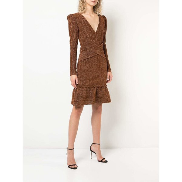 PatBO Lurex Mini Dress - Copper PatBO Lurex Mini Dress - Copper