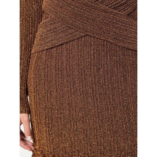 PatBO Lurex Mini Dress - Copper PatBO Lurex Mini Dress - Copper